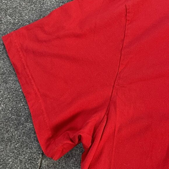 Vintage Polo Ralph Lauren Shirt Mens Red 4XB Big Tall Spell Out Logo Casual 90's - Picture 5 of 16